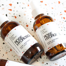 Load image into Gallery viewer, ROSE HYDROSOL. Rose Water Spray. Heart Chakra Activating Mist. Rose Quartz. 4 oz.
