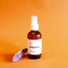 Load image into Gallery viewer, BREATHE Relaxing Spray. Lavender. Chamomile. Ylang Ylang. Linen Mist. Natural Bug Repellant. 4 oz.