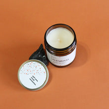 Load image into Gallery viewer, ELEVATED Hand Poured Candle. Vetiver. Dune Grass. Sea Air. Jasmine. Traditional Cotton Wick. Amber Jar.