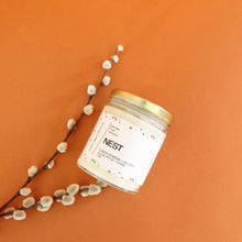 Load image into Gallery viewer, NEST. Lemon Verbena. Thyme. Sea Salt. Eucalyptus. Dune Grass. Coastal Jasmine. 7 oz. Wood Wick.