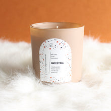 Load image into Gallery viewer, ANCESTRAL Hand Poured Candle. Sweet Potato. Cornbread. Brown Butter. Cotton Wick. 12 oz. Fawn Color. Large.
