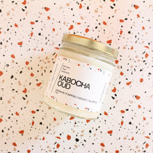 Load image into Gallery viewer, KABOCHA OUD. Japanese Pumpkin. Persimmon. Kumquat. Ginger. Clove. Brown Sugar. Blood Orange. 7 oz. Wood Wick.
