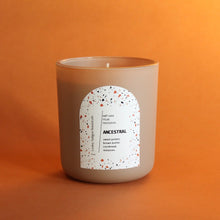 Load image into Gallery viewer, ANCESTRAL Hand Poured Candle. Sweet Potato. Cornbread. Brown Butter. Cotton Wick. 12 oz. Fawn Color. Large.