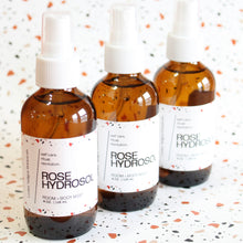 Load image into Gallery viewer, ROSE HYDROSOL. Rose Water Spray. Heart Chakra Activating Mist. Rose Quartz. 4 oz.