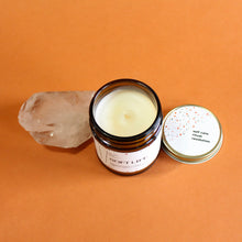 Load image into Gallery viewer, SOFT LIFE Hand Poured Candle. Green Clover. Clean Cotton. Honeydew. Lily of the Valley. Traditional Cotton Wick. Amber Jar.