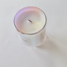 Load image into Gallery viewer, TERRAIN Hand Poured Candle. Olibanum. Vetiver. Guaiac Wood. Pepper. Bergamot. Wood Wick. 12 oz. Prismatic Vessel. Large. SALE