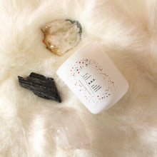 Load image into Gallery viewer, B.D.E. Hand Poured Candle. Elemi. Black Tea. Tobacco. Scotch. Wood Wick. 12 oz. Matte White.