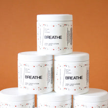 Load image into Gallery viewer, BREATHE Hand and Body Lotion. Lavender + Ylang Ylang. Grape Seed Oil. Silk Amino Acids. Shea. Aloe.
