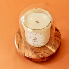 Load image into Gallery viewer, BAKED Hand Poured Candle. Yeast Bread. Caraway Seed. Butter. Wood Wick. 12 oz. Matte Cream.