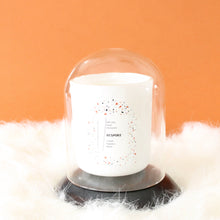 Load image into Gallery viewer, BESPOKE Hand Poured Candle. One of a Kind Custom Fragrance Blend. Wood Wick. 12 oz. Matte White.