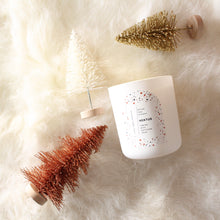 Load image into Gallery viewer, HIATUS Hand Poured Candle. Tuberose. Peony. Warm Woods. Wood Wick. 12 oz. Matte White.