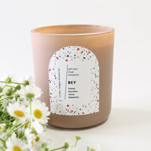 Load image into Gallery viewer, BEY Hand Poured Candle. Clove. Honey. Bourbon. Tamarind. Wood Wick. 12 oz. Matte Fawn. SALE