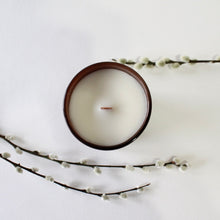 Load image into Gallery viewer, MAYA Hand Poured Candle. Brown Sugar. Sweet Potato. Nutmeg. Wood Wick. 12 oz. Matte Umber. SALE