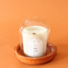 Load image into Gallery viewer, BESPOKE Hand Poured Candle. One of a Kind Custom Fragrance Blend. Wood Wick. 12 oz. Matte White.