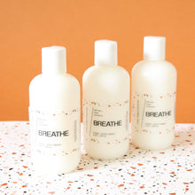 Load image into Gallery viewer, BREATHE Body Wash. Lavender + Ylang Ylang Shower Gel. Liquid Soap. Bubble Bath. Hand Soap.