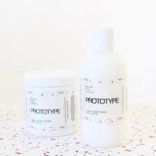 Load image into Gallery viewer, PROTOTYPE Hand and Body Wash. Marula Oil. Chia Seed Extract. Jojoba Beads. Sandalwood. Papyrus. Sweet Cream. 8 oz.