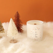 Load image into Gallery viewer, B.D.E. Hand Poured Candle. Elemi. Black Tea. Tobacco. Scotch. Wood Wick. 12 oz. Matte White.