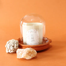 Load image into Gallery viewer, BESPOKE Hand Poured Candle. One of a Kind Custom Fragrance Blend. Wood Wick. 12 oz. Matte White.