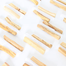 Load image into Gallery viewer, PALO SANTO and SELENITE WAND. Natural Incense. Holy Wood. Space + Energy Clearing.
