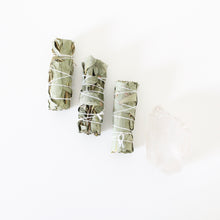 Load image into Gallery viewer, EUCALYPTUS Smoke Cleansing Wand. Small. Energetic Hygiene. Calm. Good Health. Balance.