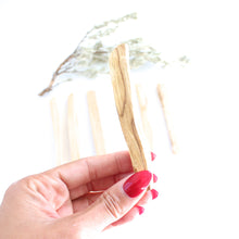 Load image into Gallery viewer, Palo Santo Stick. Natural Incense. Holy Wood. Space + Energy Clearing. Pack of 6. - Lesley Saligoe Botanicals