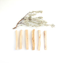 Load image into Gallery viewer, Palo Santo Stick. Natural Incense. Holy Wood. Space + Energy Clearing. Pack of 6. - Lesley Saligoe Botanicals