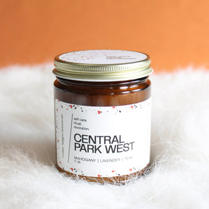 CENTRAL PARK WEST. Mahogany. Teak. Magnolia Blossoms. Lavender. 7 oz. Traditional Cotton Wick.