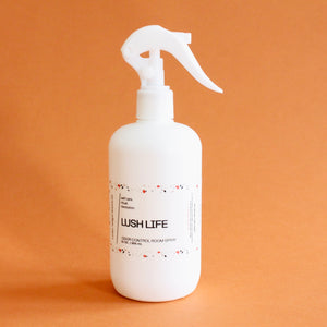 LUSH LIFE Odor Control Room Spray. White Rose. Plum. Vanilla. Labdanum.