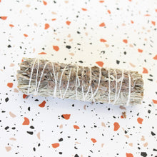 Load image into Gallery viewer, BLUE SAGE and LAVENDER Smoke Cleansing Wand. Energetic Hygiene. Calm. Rest. Relaxation.