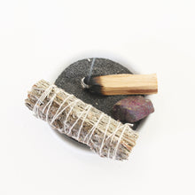 Load image into Gallery viewer, BLUE SAGE and LAVENDER Smoke Cleansing Wand. Energetic Hygiene. Calm. Rest. Relaxation.